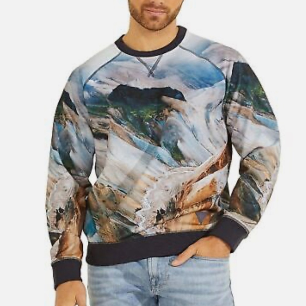 GUESS Willis Mountain print sweatshirt